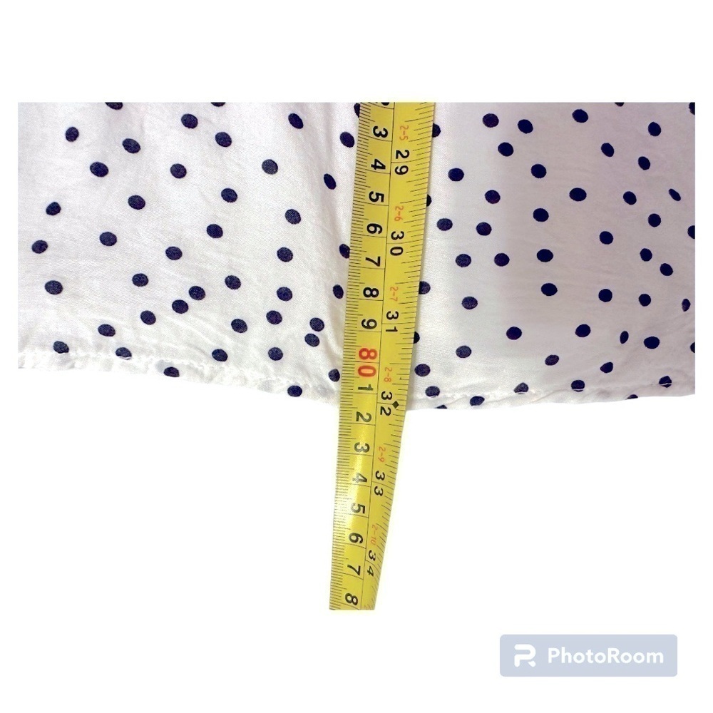 Savanna Jane Embroidered White Polka Dot Dress in Size Small - Picture 6 of 6